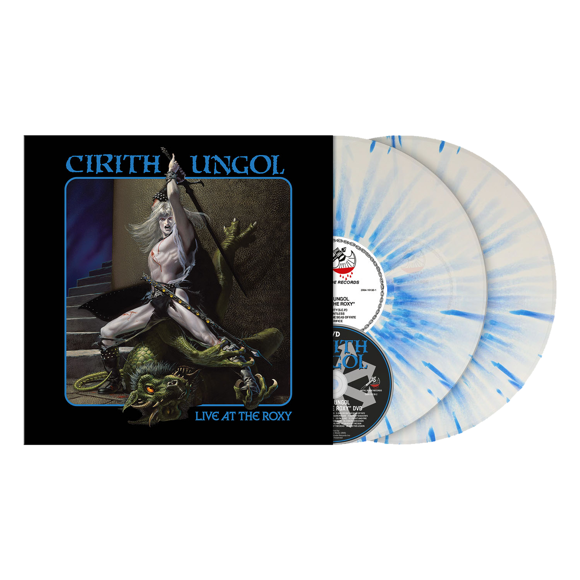 Cirith Ungol (Live at the Roxy) 2xWhite/Blue Splatter Vinyl+DVD