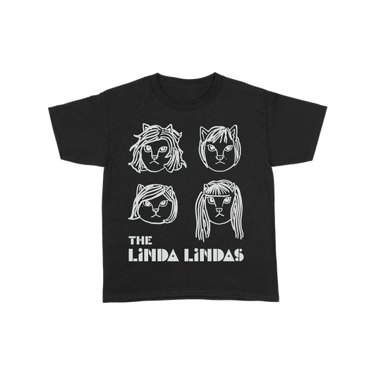 The Linda Lindas (Cats! Youth Black) Youth T-Shirt