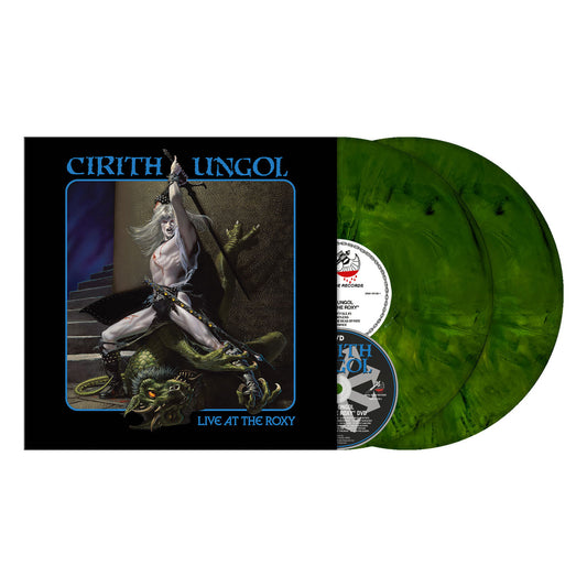 Cirith Ungol (Live at the Roxy) 2xGreen Black Marbled Vinyl+DVD