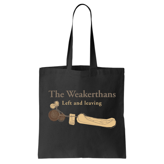The Weakerthans (Left and Leavings Line Drawing) Tote Bag