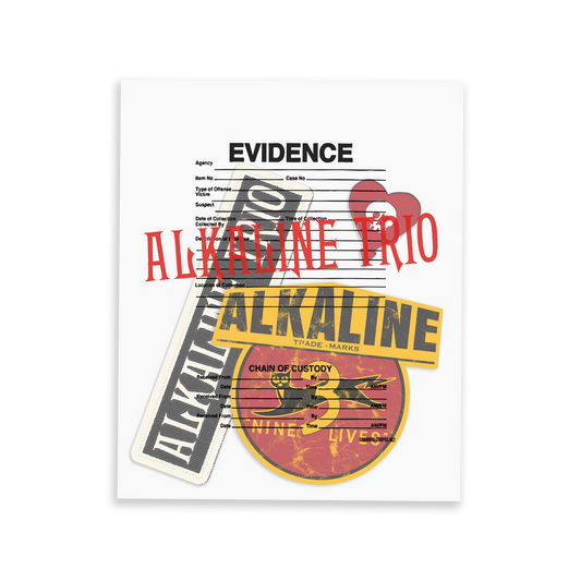 Alkaline Trio (Evidence Bag) Zip Lock Bag