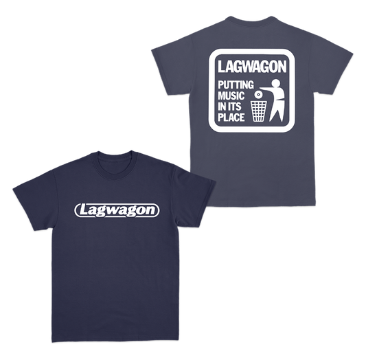 Lagwagon (Putting Music Navy) T-Shirt