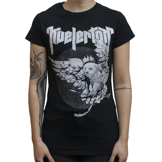 Kvelertak (Owl King Silver) Fitted Girl T-Shirt