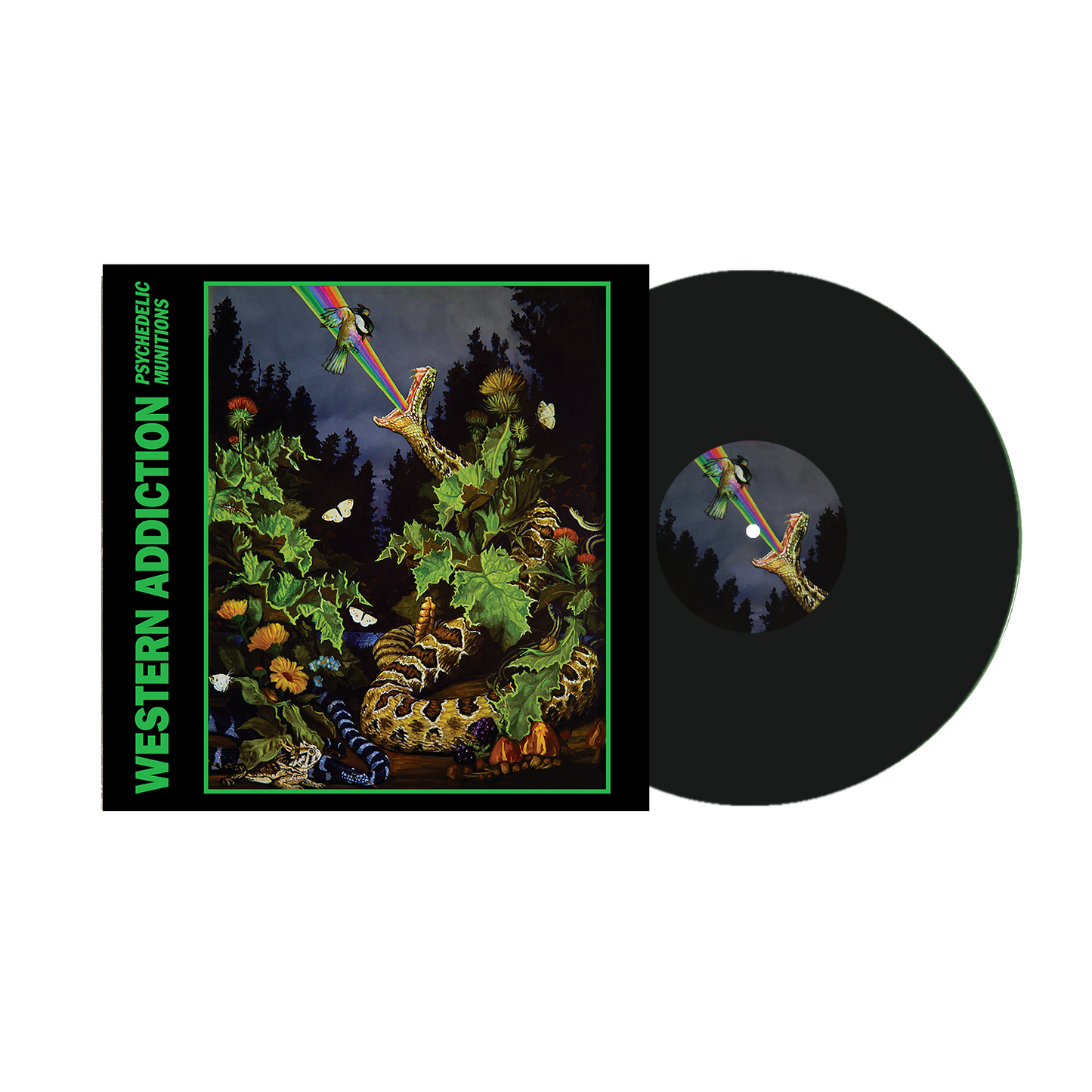 Western Addiction (Psychedelic Munitions) Black Vinyl
