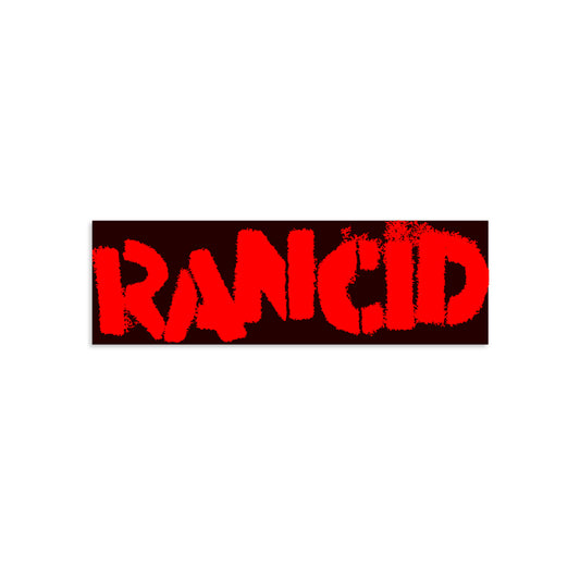 Rancid (Logo Black/Red) Sticker