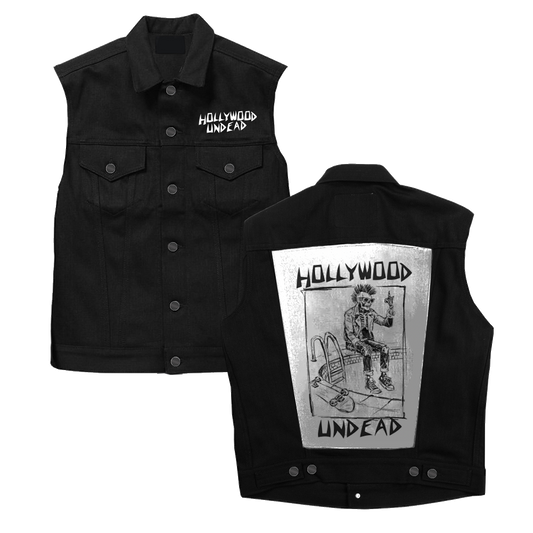Hollywood Undead (Pool Hangs) Denim Vest