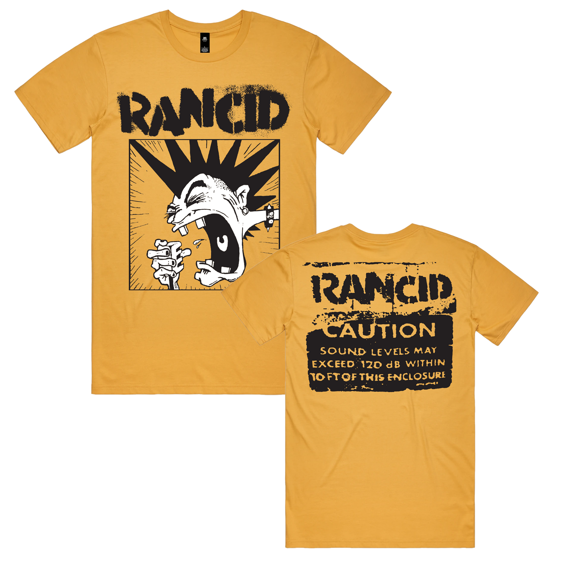 Rancid (Screaming Mohawk Mustard) T-Shirt