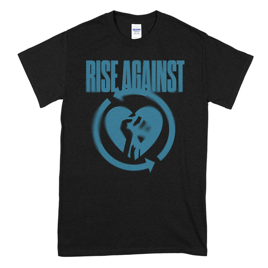 Rise Against (Blue Blurred Heartfist) T-Shirt
