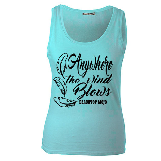 Blacktop Mojo (Where The Wind Blows) Girl Tank Top