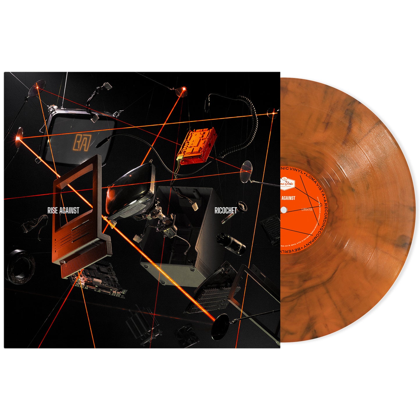 Rise Against (Ricochet) Signed Orange Smoke Vinyl