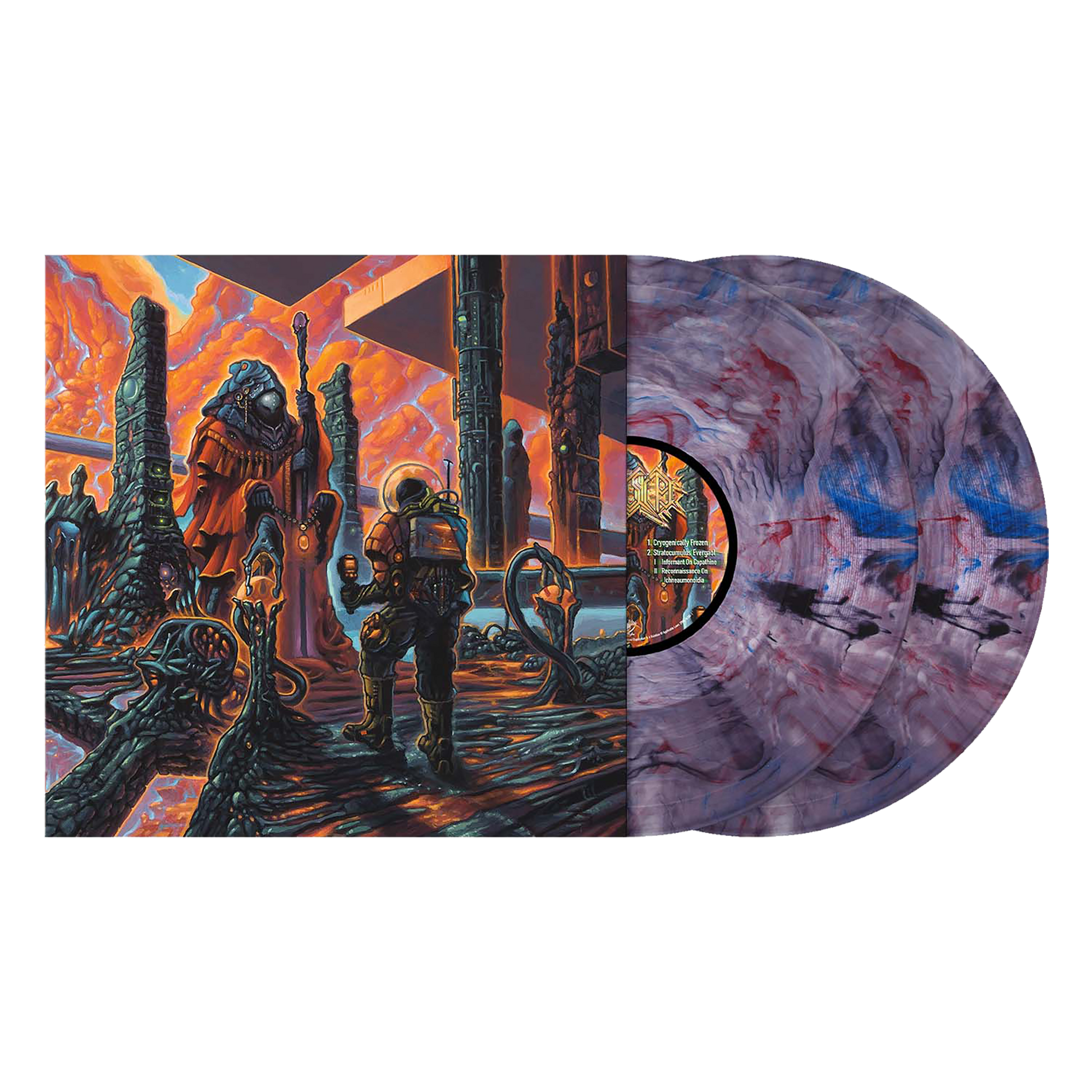 Cryptic Shift (Overspace & Supertime) 2xAncient Storm Swirl Vinyl